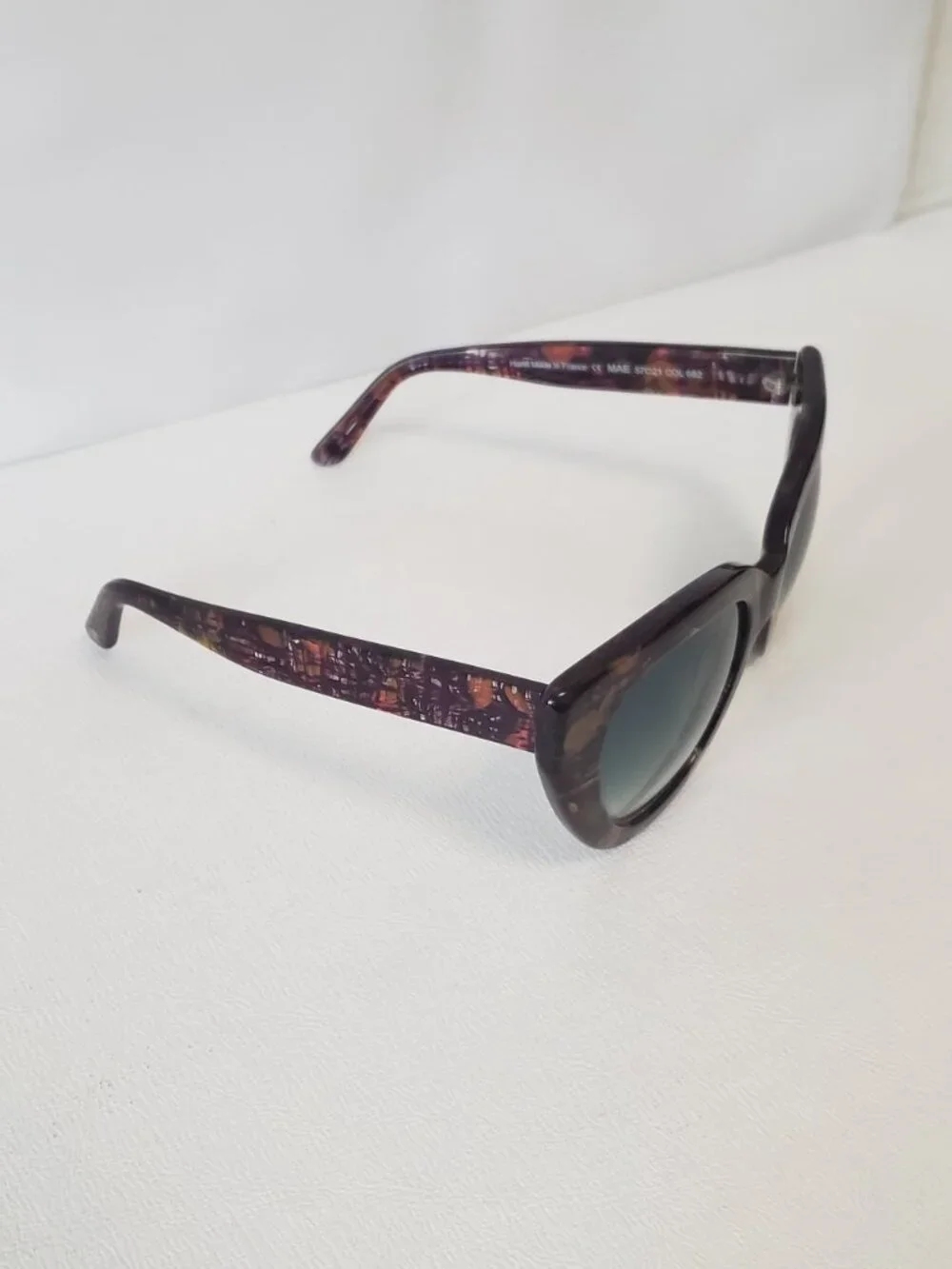 Morgenthal Frederics New York Sunglasses Made in France MAE Oversized Gradient